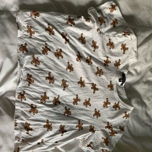 2 christmas t’s, each worn once